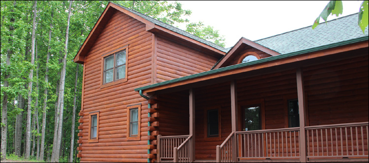 Log Home Staining in Richmond County, Virginia
